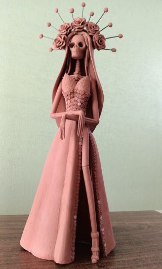 Catrina barro natural